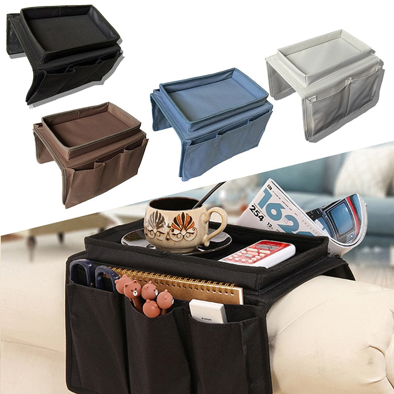 Sofa Armrest Tray with Organizer™