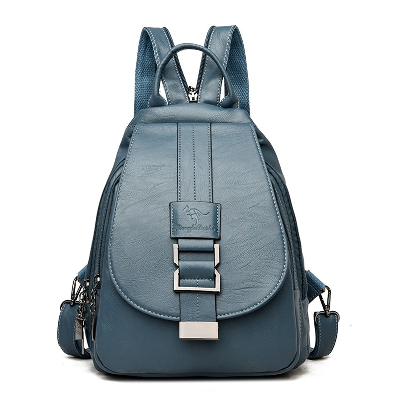 Women Retro Leather Backpack™