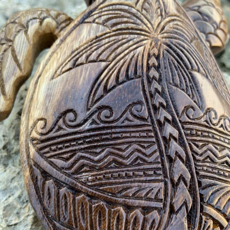 Hawaiian Turtle Woodcarving™