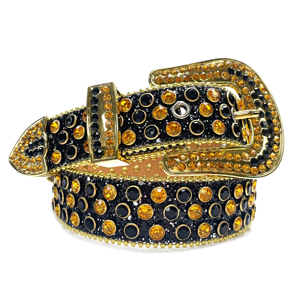 Western Studded Leather Belt™