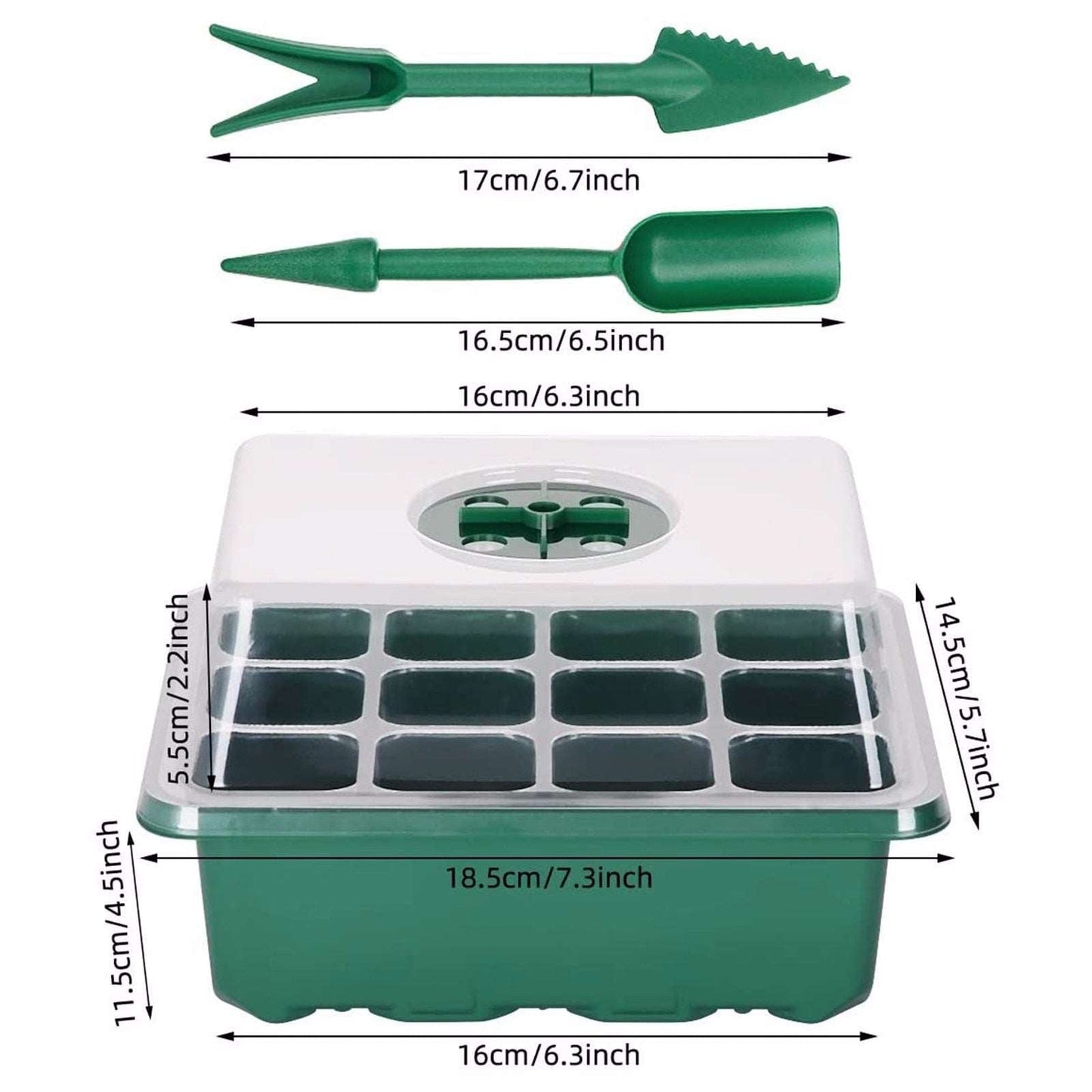 12 Holes Nursery Seed Cultivation Tray™