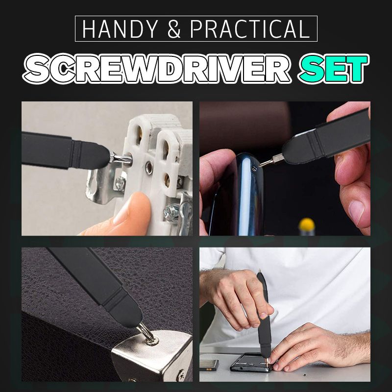 Pen-Shaped Phone Holder with Screwdriver Set™