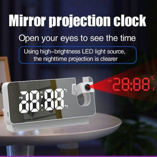 Intelligent Mirror Projection Alarm Clock™