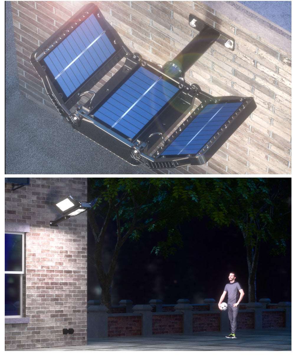 3 Head Motion Sensor Solar Street Lights™