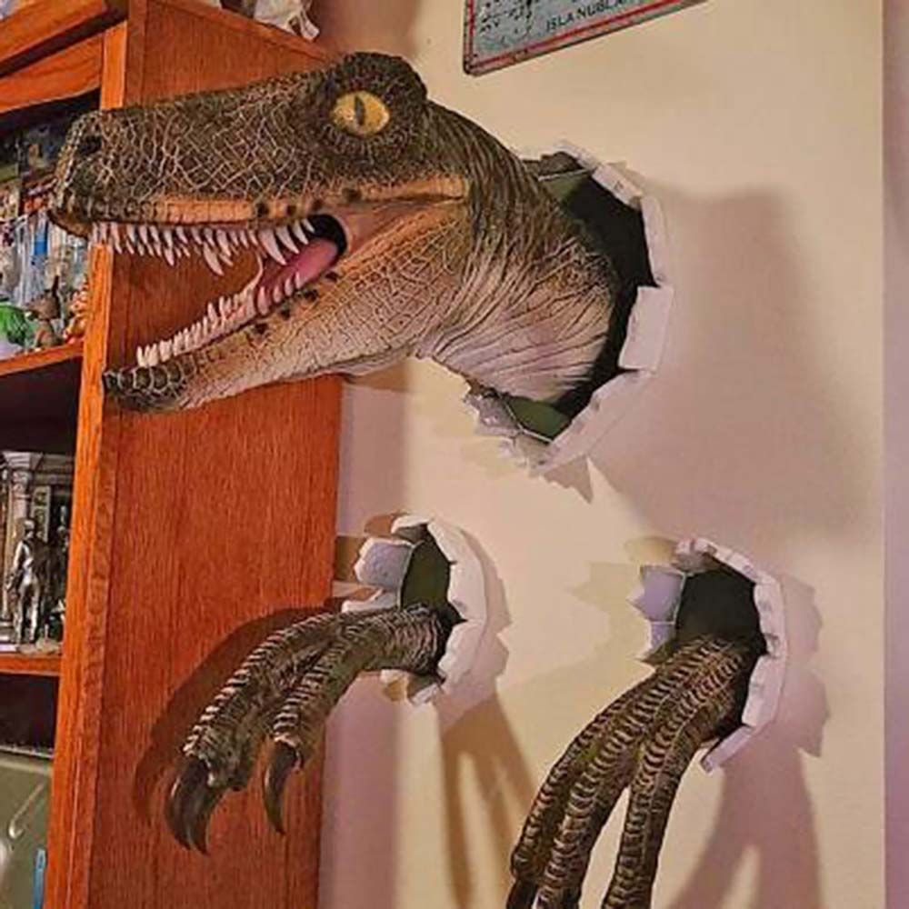 3D Wall Mount Dinosaur Bust Sculpture™