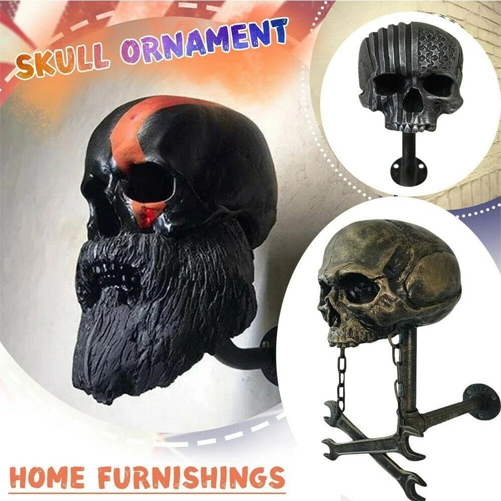 Skull Motorcycle Helmet Holder™