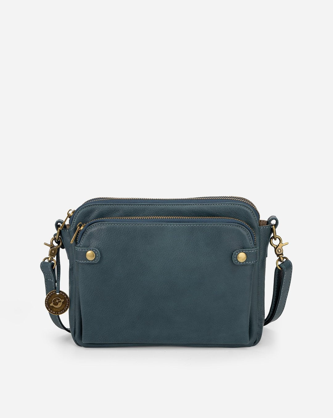 Three-Layer Leather Crossbody Bag™