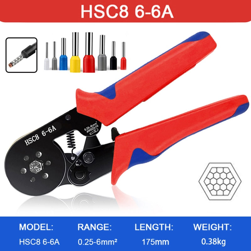 Ratchet Tubular Terminal Wire Crimpers Set™