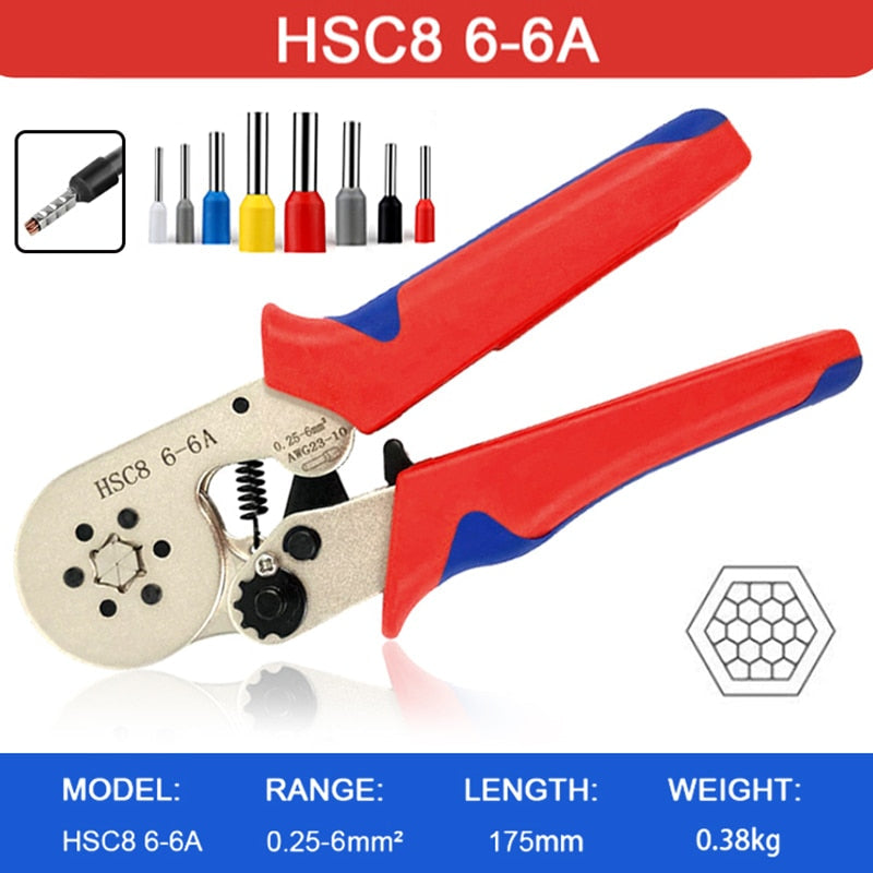 Ratchet Tubular Terminal Wire Crimpers Set™