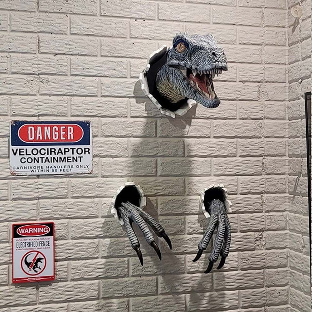 3D Wall Mount Dinosaur Bust Sculpture™