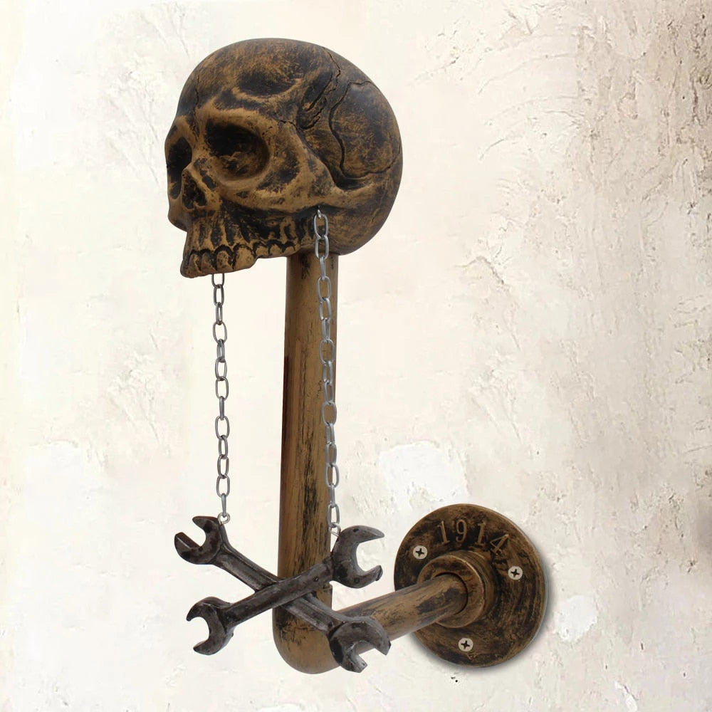 Skull Motorcycle Helmet Holder™