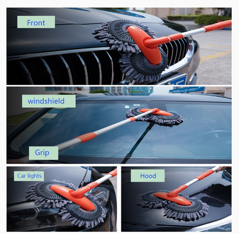 Double Brush Head Rotating Car Wash Mop™