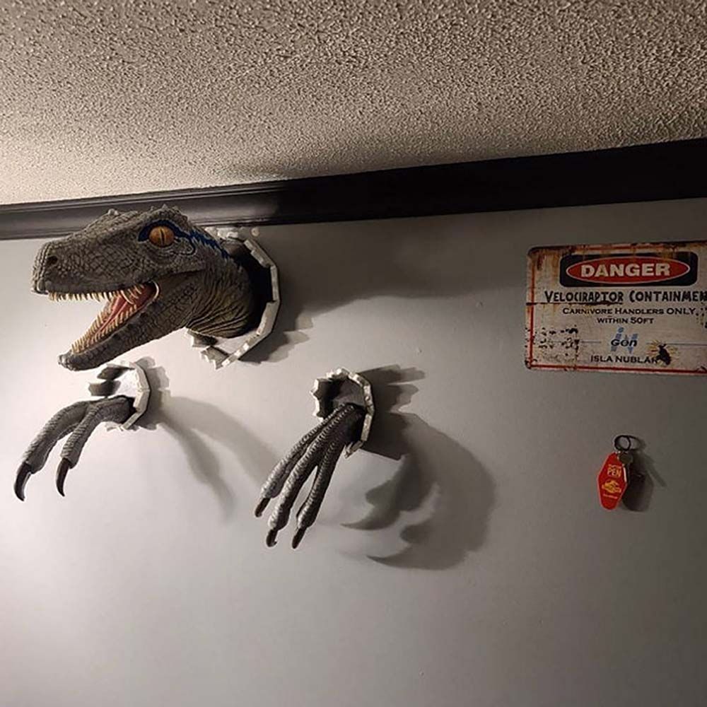 3D Wall Mount Dinosaur Bust Sculpture™