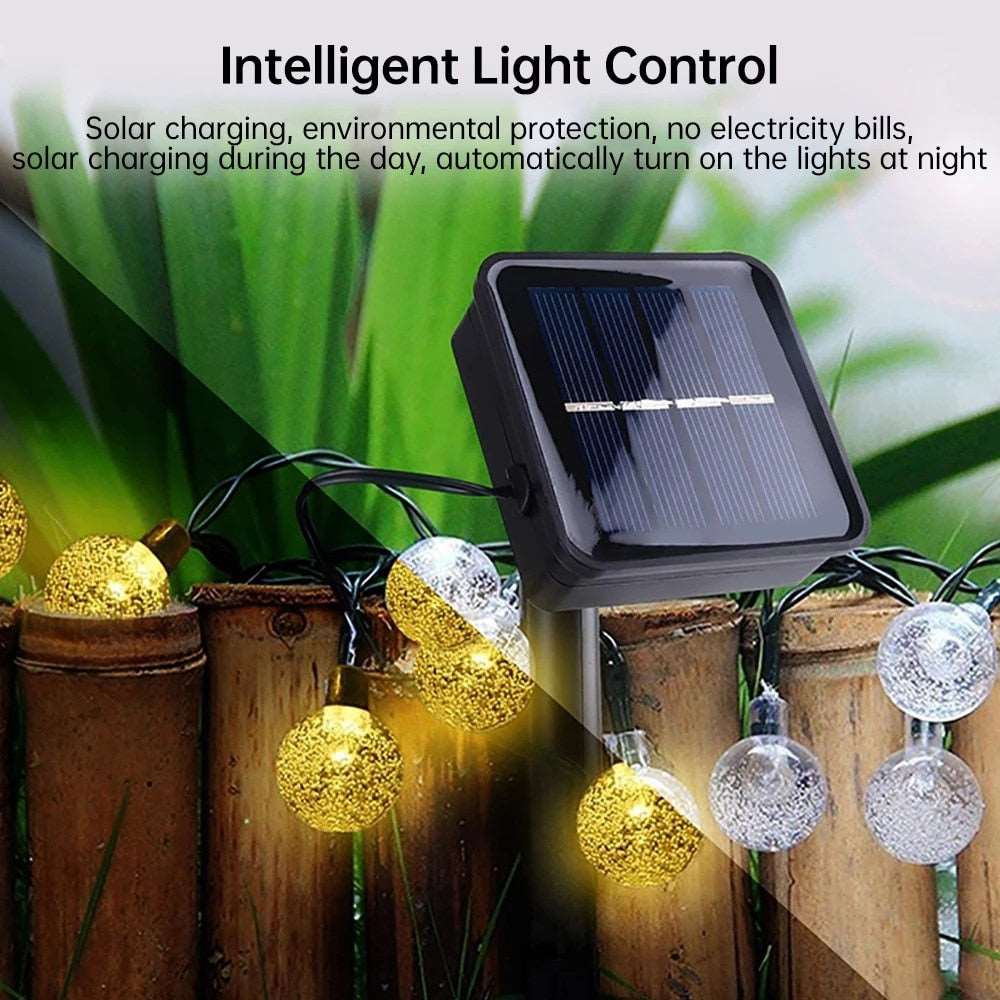 100 Led Solar Crystal Fairy String Lights™