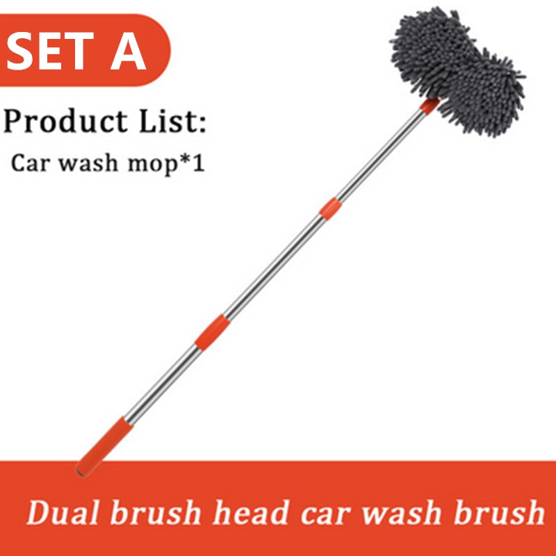 Double Brush Head Rotating Car Wash Mop™