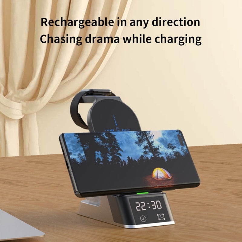 6 in 1 Alarm Clock Wireless Charger™