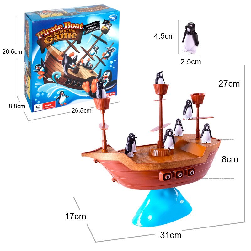 Pirate Boat Penguins Balancing Game™