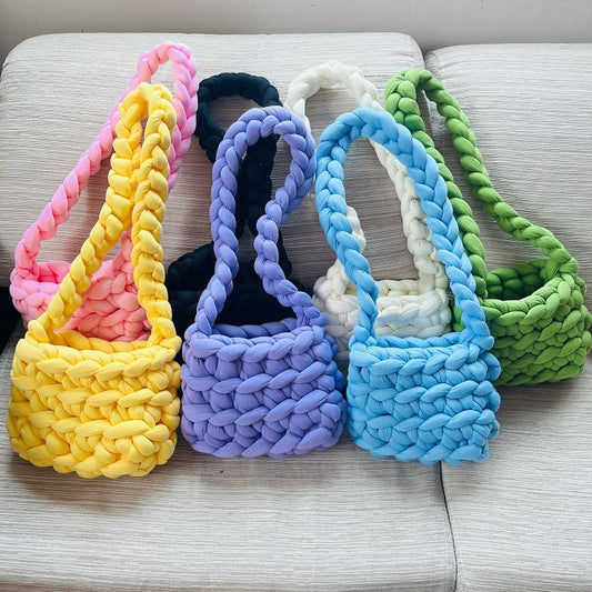 Cute Woven Knit Ladies Handbag™