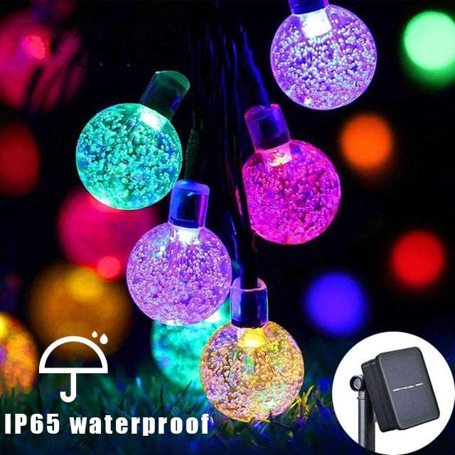 100 Led Solar Crystal Fairy String Lights™