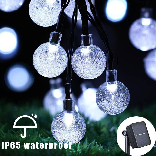 100 Led Solar Crystal Fairy String Lights™