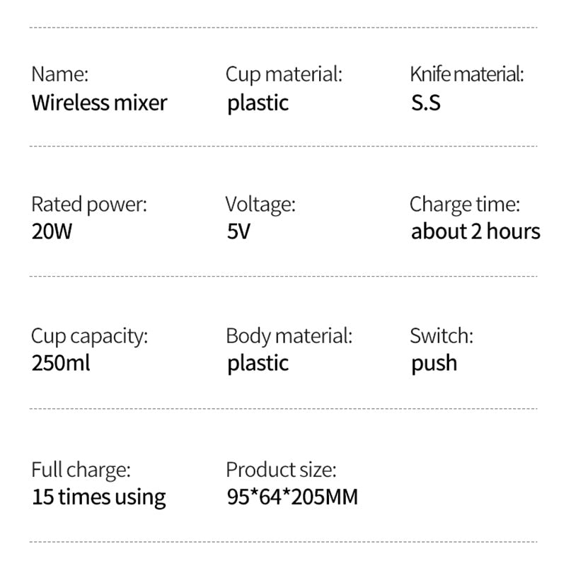 Wireless Electric Food Mixer™