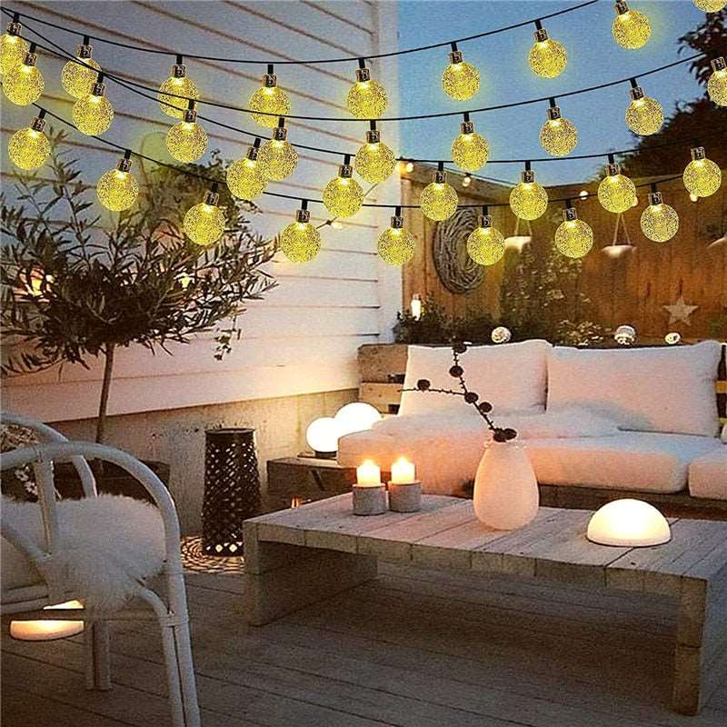 100 Led Solar Crystal Fairy String Lights™