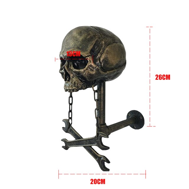 Skull Motorcycle Helmet Holder™