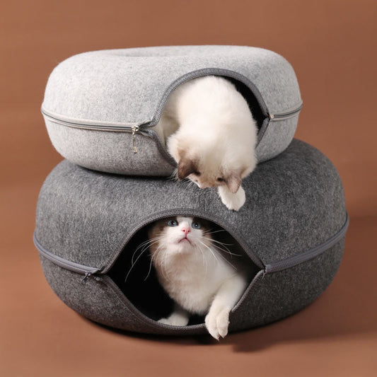 Donut Cat Tunnel Bed™