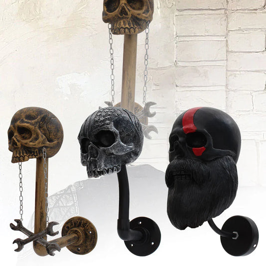 Skull Motorcycle Helmet Holder™