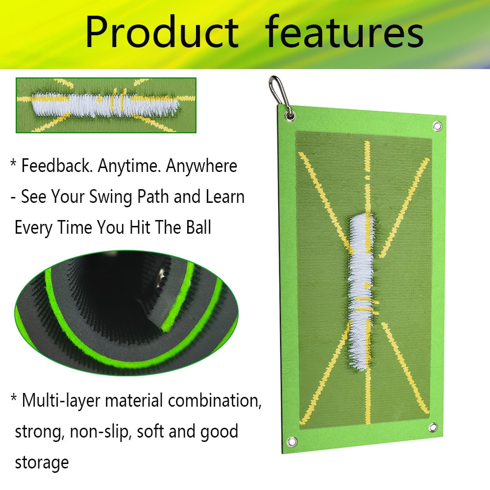 Golf Training Mat for Swing Detection Batting™