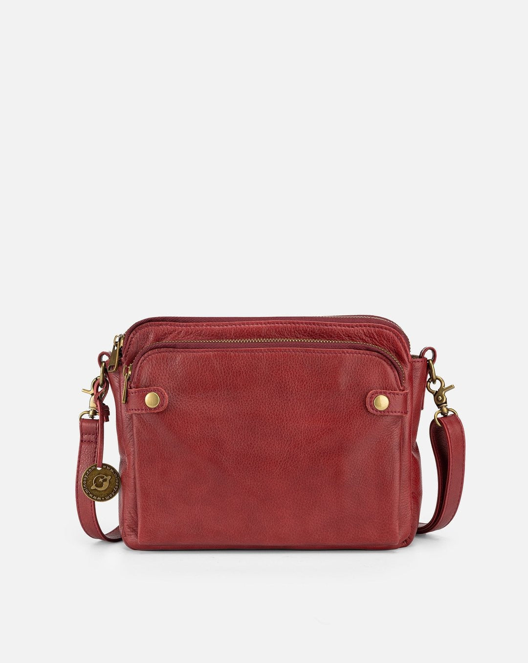 Three-Layer Leather Crossbody Bag™