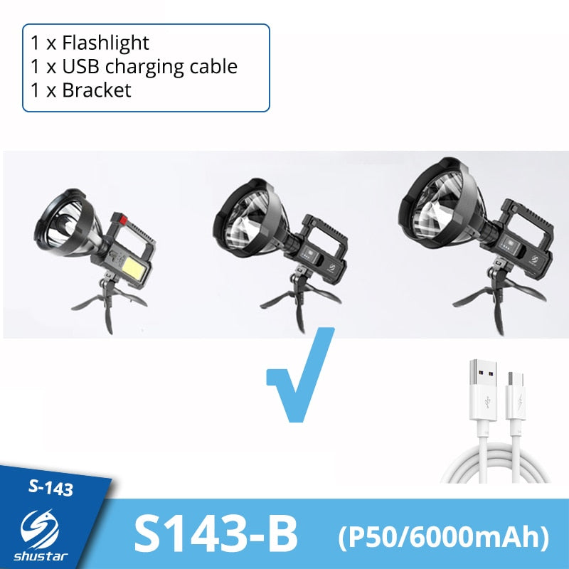 Rechargeable High Power Spotlight Flashlight™