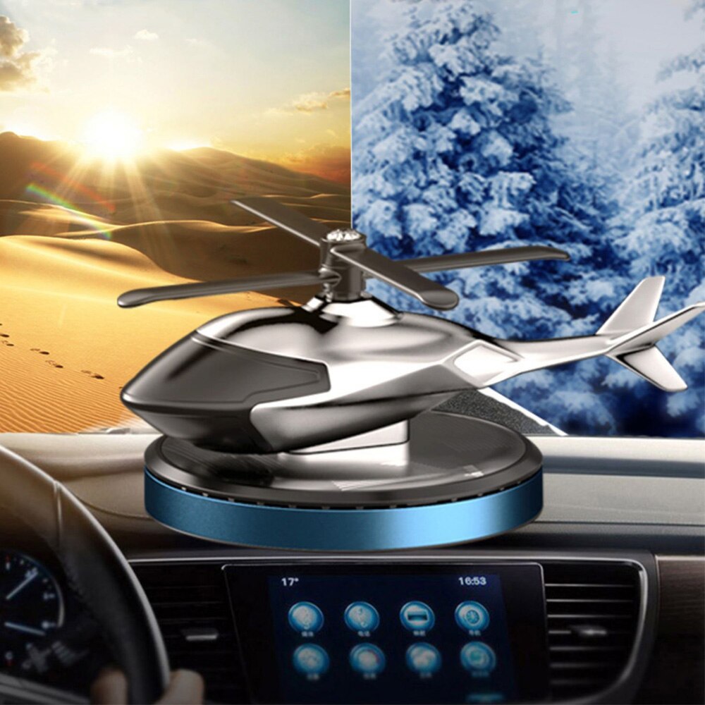 Metal Solar Helicopter Car Air Freshener™