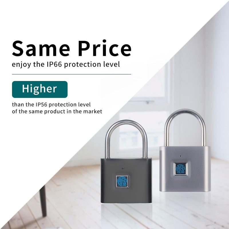 Keyless Smart Fingerprint Padlock™