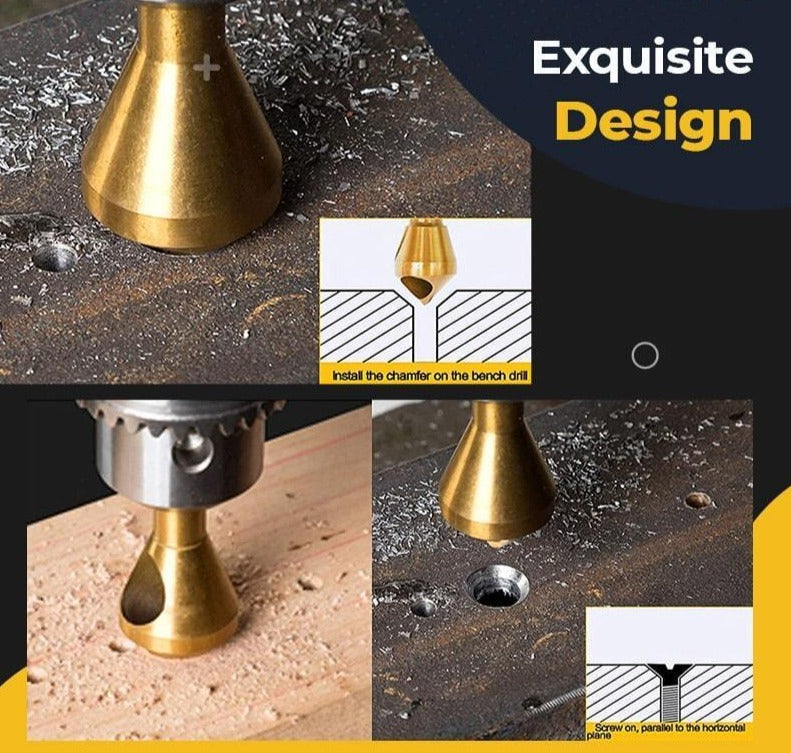 Titanium Coated Countersink Chamfer Tool™