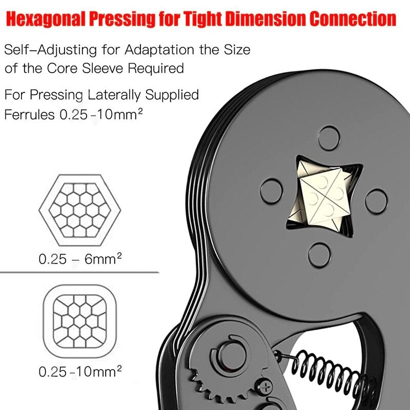 Ratchet Tubular Terminal Wire Crimpers Set™