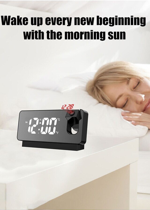 Intelligent Mirror Projection Alarm Clock™