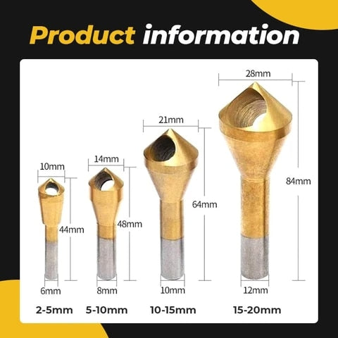 Titanium Coated Countersink Chamfer Tool™