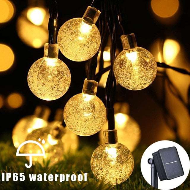 100 Led Solar Crystal Fairy String Lights™