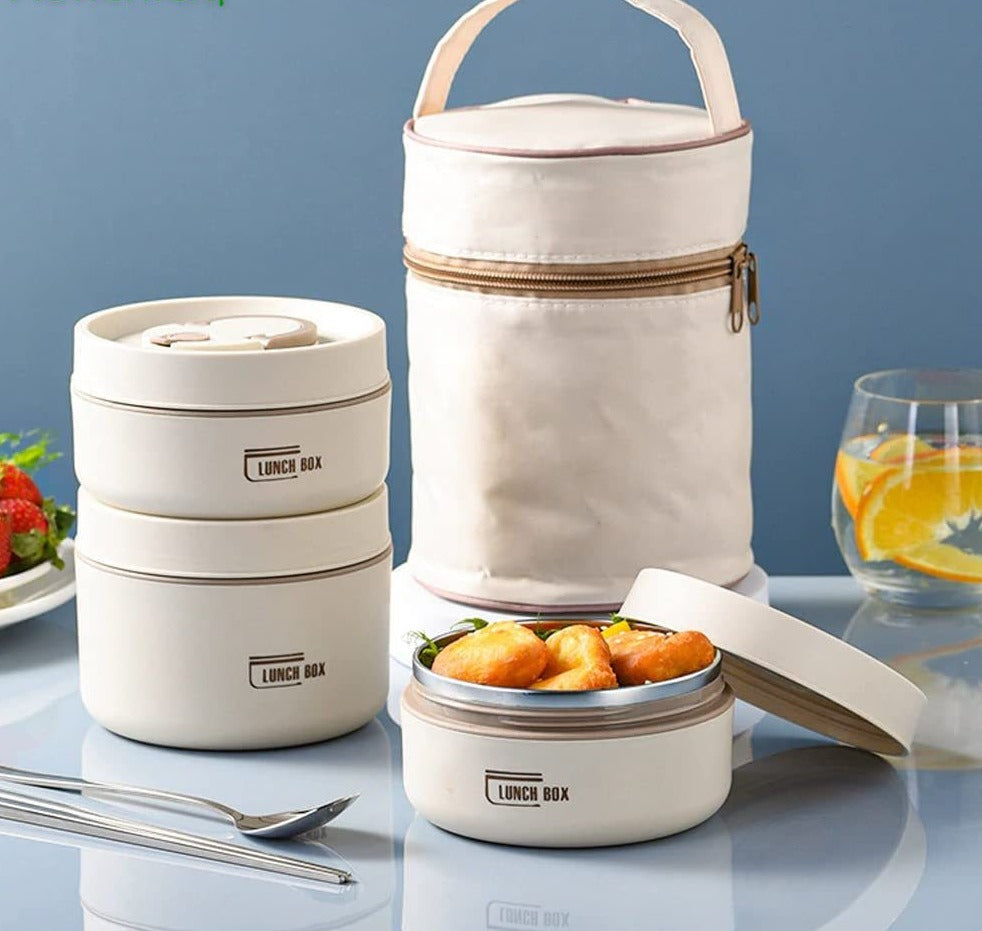 Portable Insulated Lunch Container Set™