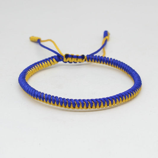 Handmade Tibetan Lucky Knots Bracelet - Ukraine