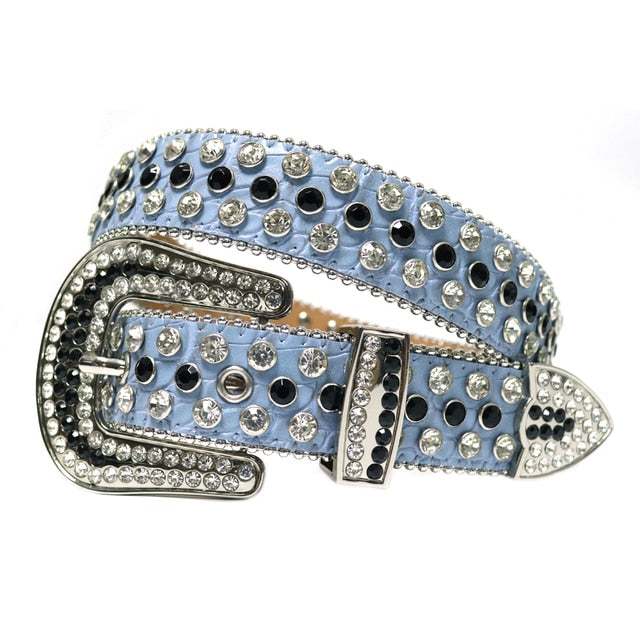 Western Studded Leather Belt™