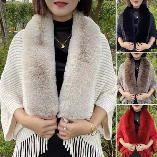 Ladies Knitted Loose Thickened Shawl Coat™