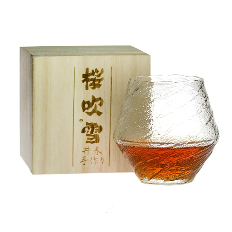 Japanese Edo Snow Glass