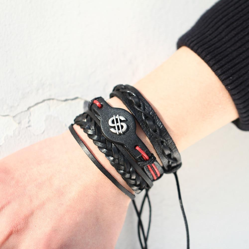 High Quality Multilayer Leather Bracelet Infinite Dollar - Gitelle