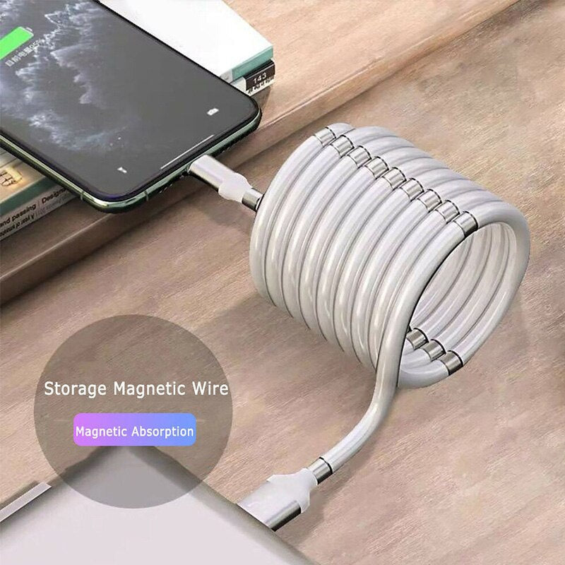 Magnetic Charging Cable Apple, Micro USB, Type-C