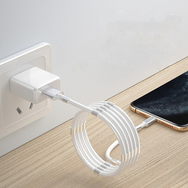 Magnetic Charging Cable Apple, Micro USB, Type-C