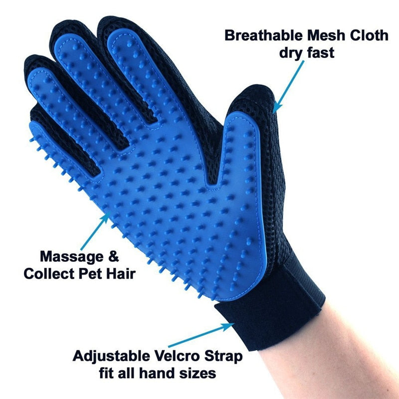 Rubber Pet Glove Brush