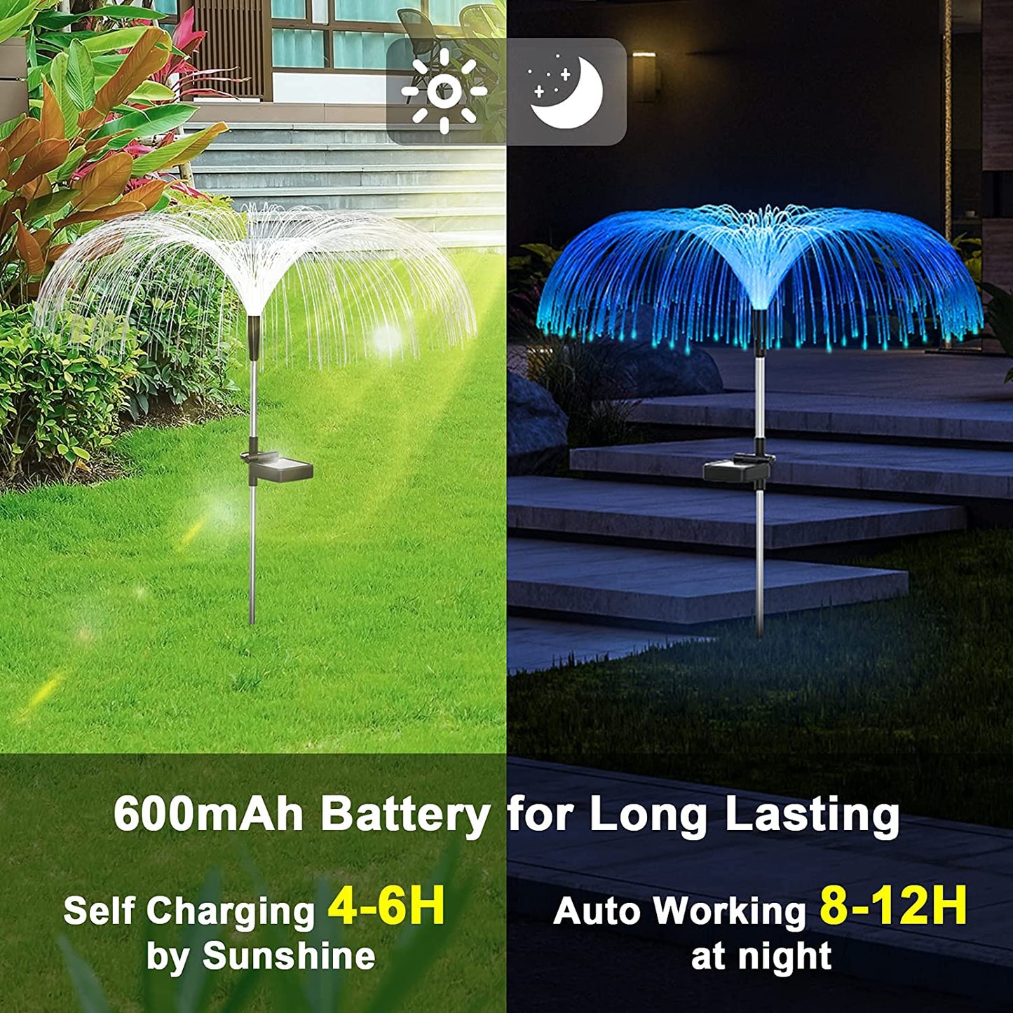 Solar Jellyfish Garden Lights