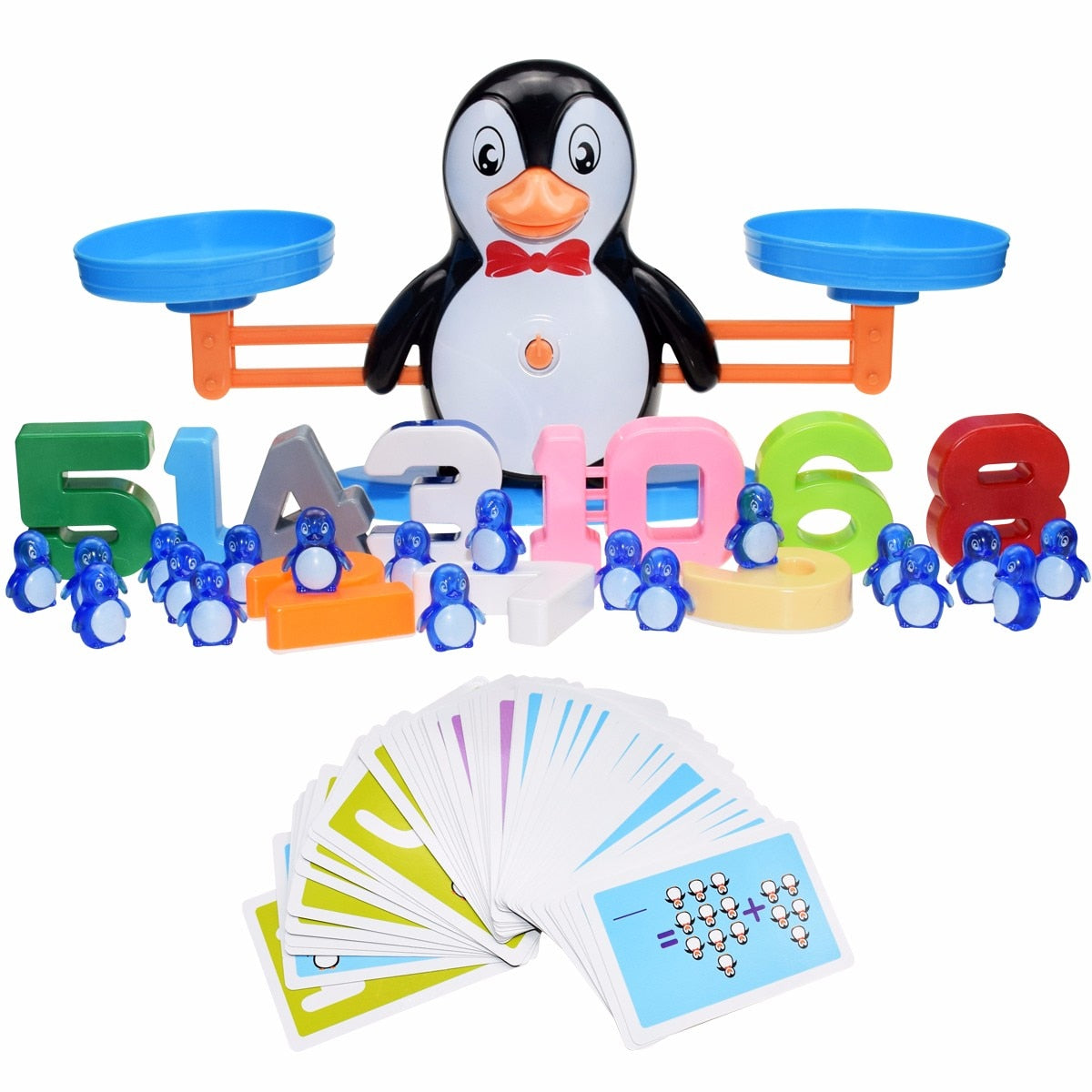 Penguin Balance Scale Math Toy